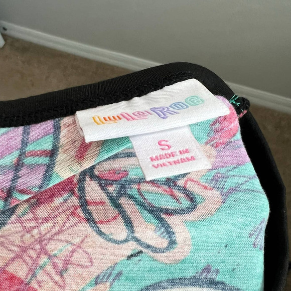 LULAROE Randy Top Disney Minnie Mouse 3/4 Sleeve Baseball Tee Women's Small - Picture 4 of 4